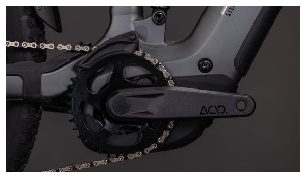 Cube Stereo Hybrid One22 Race 800 Electric Full Suspension MTB Shimano Deore/Deore XT 12S 800 Wh 27.5'' Slab Grey 2026