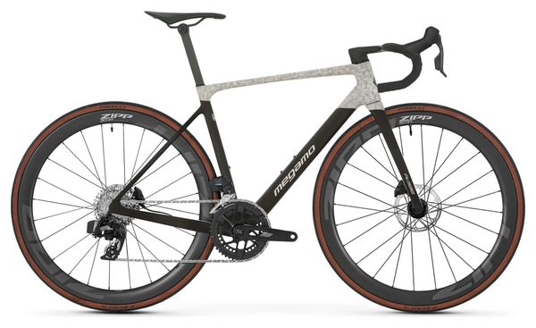 Megamo Raise 07 Bici da Strada Sram Rival AXS 12V 700 mm Nero/Grigio/Bianco2026