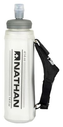 Botella Exprimible Nathan ExoShot 414ml Plata