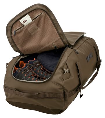 Bolsa de viaje Thule Chasm Recycled Duffel 90 L, color caqui oscuro