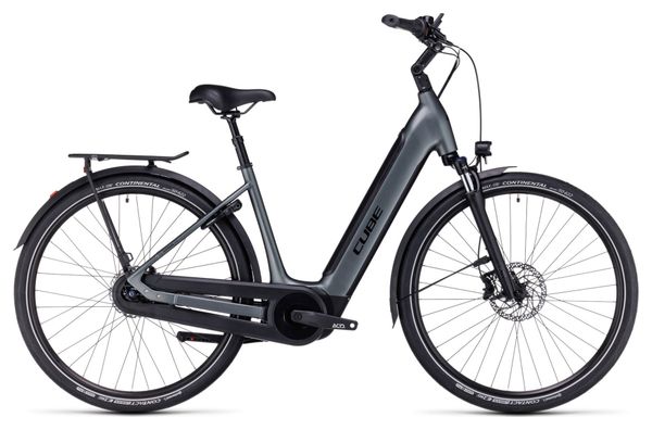 Cube Supreme RT Hybrid Pro 500 Easy Entry Electric City Bike Shimano Nexus 8S 500 Wh 700 mm Flash Grey 2023
