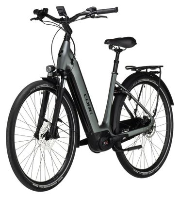 Cube Supreme RT Hybrid Pro 500 Easy Entry Electric City Bike Shimano Nexus 8S 500 Wh 700 mm Flash Grey 2023