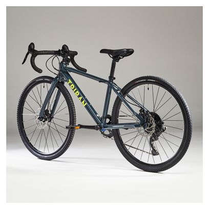 Kinder Gravel Bike Triban 520 MicroSHIFT 10V 26'' Grün