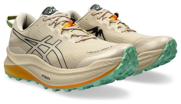 Asics Trabuco Max 3 Beige Trail Running Shoes