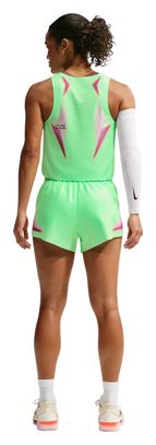 Short Splité Nike AeroSwift 3in Vert Femme