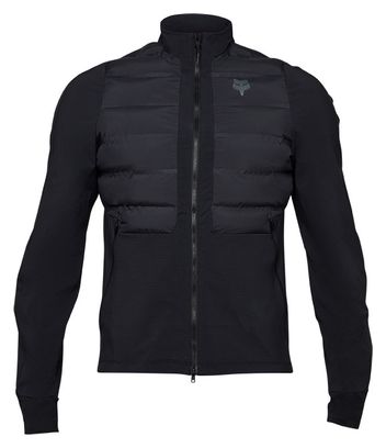 Fox Flexair Fire Hybrid Long Sleeve Jacket Black Alltricks