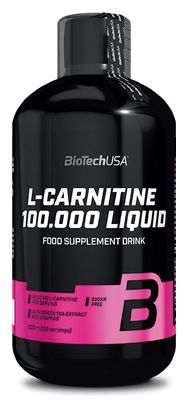 Compléments BioTechUSA L-carnitine 100.000 Liquid 500ml Pomme
