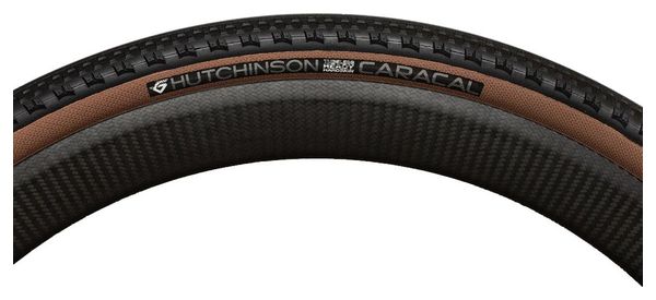 Pneu Gravel Hutchinson Caracal 700 mm Tubeless Ready Souple Hardskin Mach Tread 3.0 Tan Walls