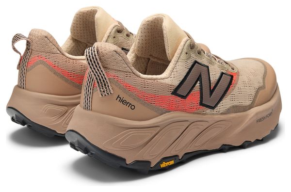 New Balance Fresh Foam X Hierro v9 Bruin/Rood Heren Trail Schoenen