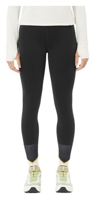 Salomon SHKout Core Warm Calzamaglia termica lunga da donna Nero