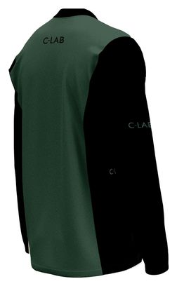 Maillot Manches Longues MTB Enduro Kaki/Noir