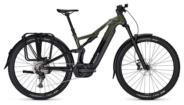 Mountain bike elettrica full-suspension Focus Thron² 6.7 EQP 10V 800Wh Bosch 100 Nm 29'' Verde/Nero 2025