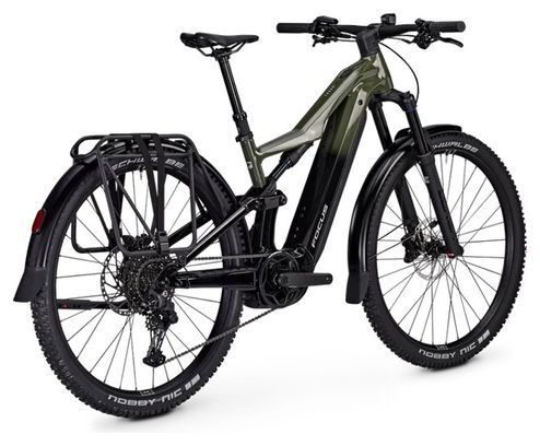 Mountain bike elettrica full-suspension Focus Thron² 6.7 EQP 10V 800Wh Bosch 100 Nm 29'' Verde/Nero 2025