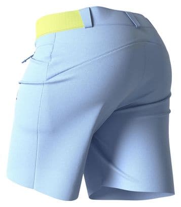 Pantalón corto Salomon Wayfarer azul amarillo mujer