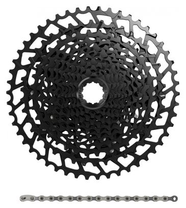 Pack Cassette Sram NX Eagle PG-1230 12V + Cadena Sram NX Eagle 12V 126 eslabones Powerlock