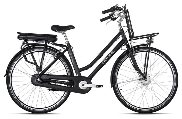 Vélo électrique E-Bike Alu Femme 28  Cantaloupe Noir 36 V/10 4 Ah Adore