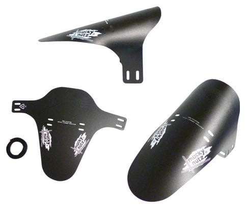 MUCKY NUTZ Face Fender Front Mud Guard Reverse Black / White