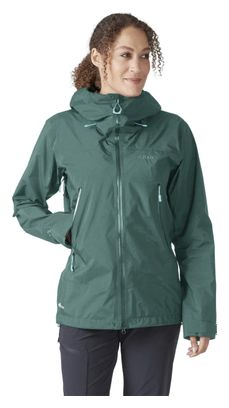 Women's Rab Kangri Paclite Plus Waterproof Jacket Green