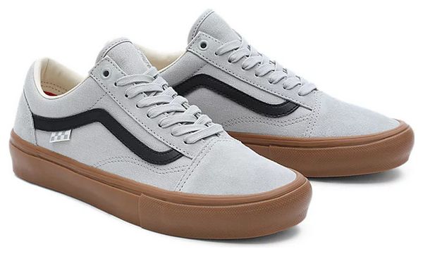 Chaussures Vans Skate Old Skool Gris / Beige