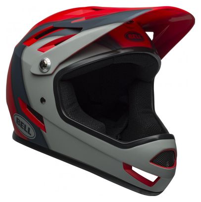 Casque Integral Bell Sanction Gris / Rouge