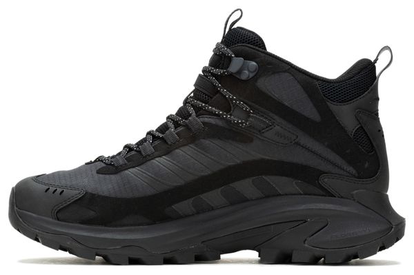 Chaussures de Randonnée Merrell Moab Speed 2 Mid Gore-Tex Noir