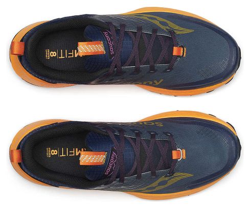 Saucony Ride TR2 GTX Blue Orange Homme