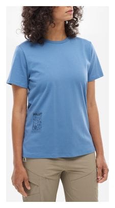 T-Shirt Millet Chamonix Flower Blau Damen