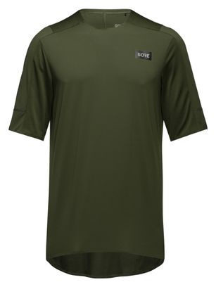 Gore Wear TrailKPR Olive Short Sleeve Jersey
