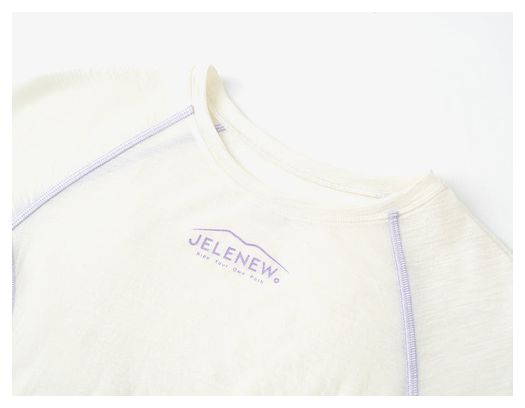 Haut JELENEW laine mérinos manches courtes