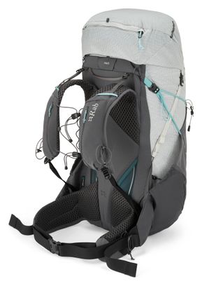 Zaino da escursionismo RAB Muon ND50L Bianco/Grigio Donna
