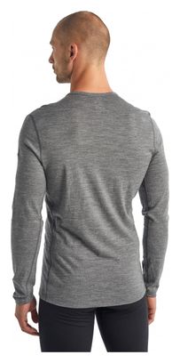 Icebreaker 200 Oasis Grey Long Sleeve Jersey