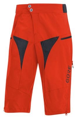 Pantalones cortos Gore Apparel Cycling C5 All Mountain Naranja