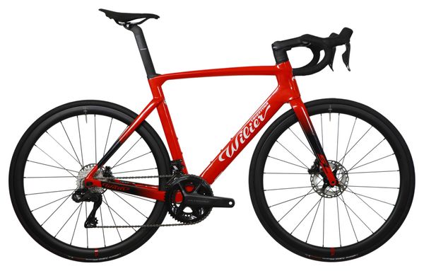 Wilier Triestina Cento10 SL Racefiets Shimano Ultegra Di2 12S 700 mm Rood Zwart Glossy 2023