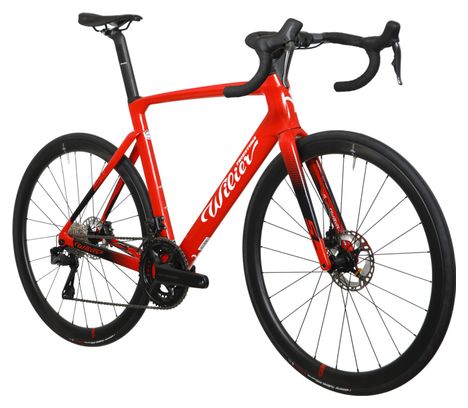 Wilier Triestina Cento10 SL Rennrad Shimano Ultegra Di2 12S 700 mm Rot Schwarz Glänzend 2023