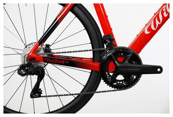 Bicicleta de Carretera Wilier Triestina Cento10 SL Shimano Ultegra Di2 12S 700 mm Rojo Negro Brillante