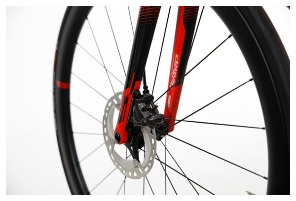 Bicicleta de Carretera Wilier Triestina Cento10 SL Shimano Ultegra Di2 12S 700 mm Rojo Negro Brillante