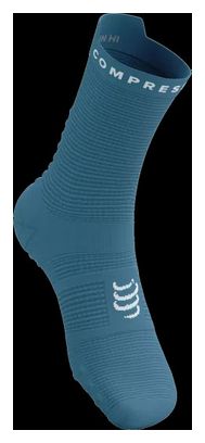 Chaussettes Compressport Pro Racing Socks v4.0 Run High Bleu