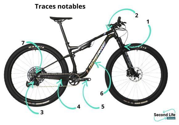 Produit Reconditionné - VTT Tout-Suspendu Lapierre XR 9.9 Sram XX1 12V 29' Noir 2022