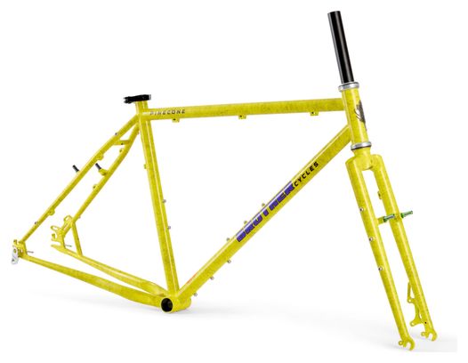 Cadre Vélo Gravel - Brother Cycles - Pomme de pin 2026 - Jaune