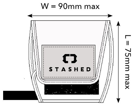 Protezione per pedali Stashed PedalWrap S