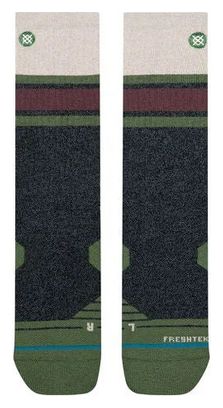Stance Half Mast Hike Crew Socks, Green/Blue