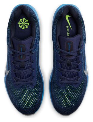 Nike Winflo 11 hardloopschoenen blauw/wit heren