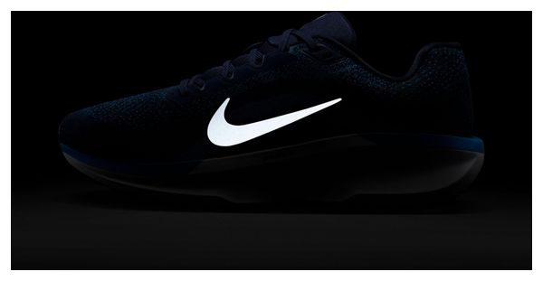 Nike Winflo 11 hardloopschoenen blauw/wit heren