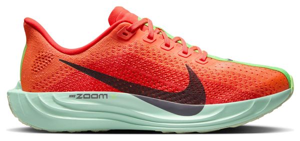 Nike Pegasus Plus Hardloopschoenen Rood/Groen Dames