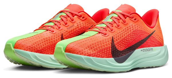 Nike Pegasus Plus Hardloopschoenen Rood/Groen Dames