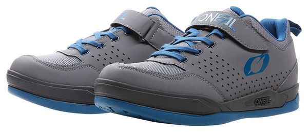 Paar O&#39;Neal FLOW SPD V.22 MTB Schuhe Grau / Blau