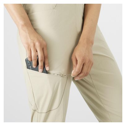 Pantaloni Salomon Wayfarer Donna Beige