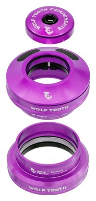 Wolf Tooth Premium EC44 Aero Headset for Semi-Internal Routing, Purple