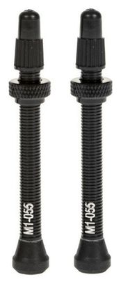 Coppia di valvole Presta Tubeless Fulcrum nere