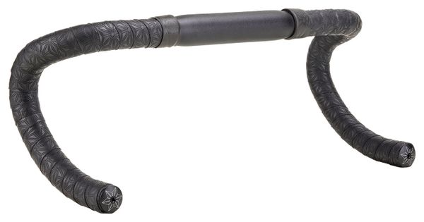 Ruban de Cintre Supacaz Super Sticky Kush Gravel Noir avec Bouchons
